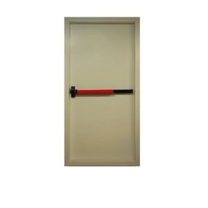 درب ضد حریق فلزی سفید صدفی توس