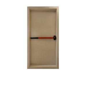 درب ضد حریق فلزی کرم توس