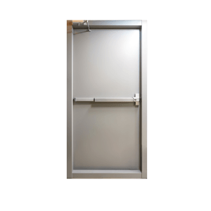 درب ضد حریق فلزی طوسی رنگ توس