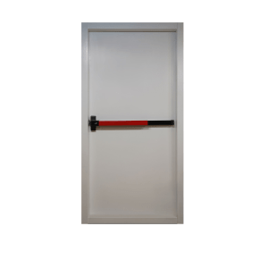 درب ضد حریق فلزی سفید توس